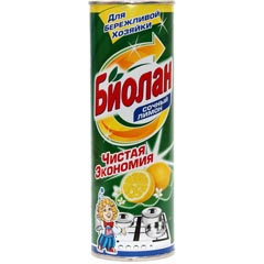 Чистящее средство "БИОЛАН" сочный лимон 400 гр.(24)