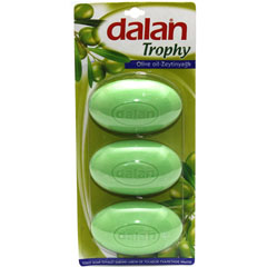 Мыло туалетное "DALAN TROPHY" оливковое масло 3x90 гр.(20)