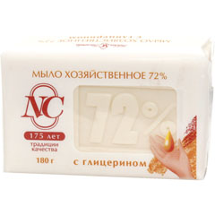 Мыло хозяйственное "72%" с глицерином 180 гр.(36)