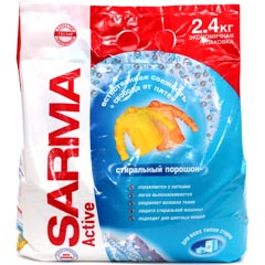 Стиральный порошок "SARMA" active универсал горная свежесть 2400 гр.(6)