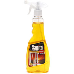 Моющее средство для стекол "SANITA" спрей с нашатырным спиртом с курком 500 мл.(15)