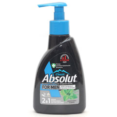 Мыло жидкое "ABSOLUT CLASSIC" for men антибактериальное лемонграсс и мята с диспенсером 250 гр.(15)
