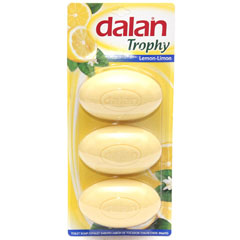 Мыло туалетное "DALAN TROPHY" lemon/лимон 3x90 гр.(20)