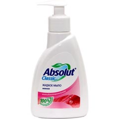Мыло жидкое "ABSOLUT CREAM" 2 в 1 антибактериальное нежное с диспенсером 250 гр.(15)