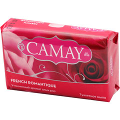 Мыло туалетное "CAMAY" romantique 85 гр./скидки не действуют/(48)