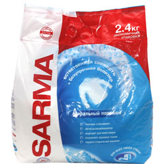 Стиральный порошок "SARMA" универсал горная свежесть 2400 гр.(6)