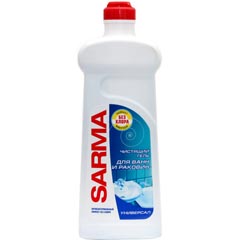 Чистящее средство для ванн "SARMA" гель антибактериальный универсал и раковин 500 мл.(18)