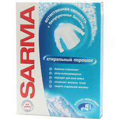 Стиральный порошок "SARMA" универсал горная свежесть 400 гр.(22)