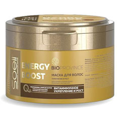 Маска для волос "SOELL BIOPROVINCE" energy boost 200 мл.(6)