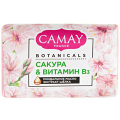Мыло туалетное "CAMAY" сакура & витамин В3 85 гр./скидки не действуют/(48)