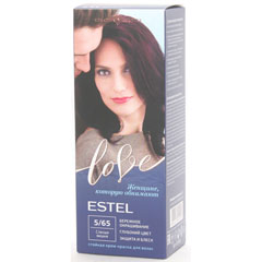Краска для волос "ESTEL LOVE" 5/65 спелая вишня 1 шт.(10)