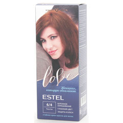 Краска для волос "ESTEL LOVE" 6/4 каштан 1 шт.(10)