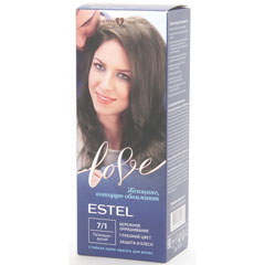 Краска для волос "ESTEL LOVE" 7/1 пепельно-русый 1 шт.(10)