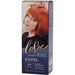 Краска для волос "ESTEL LOVE" 8/4 янтарный 1 шт./скидки не действуют/(10)