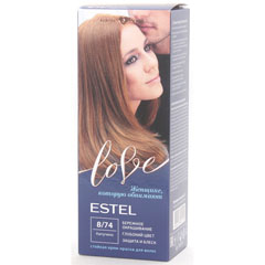 Краска для волос "ESTEL LOVE" 8/74 капучино 1 шт.(10)