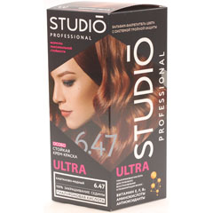 Краска для волос "STUDIO PROFESSIONAL" 6.47 каштаново-медный 1 шт./скидки не действуют/(6)