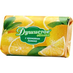 Мыло туалетное "ДУШИСТОЕ ОБЛАКО" с ароматом лимона 90 гр.(63)