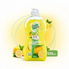 Моющее средство для посуды "MR.GREEN" лимон 500 мл.(16)