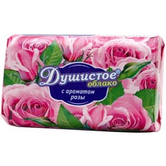 Мыло туалетное "ДУШИСТОЕ ОБЛАКО" с ароматом розы 90 гр.(63)