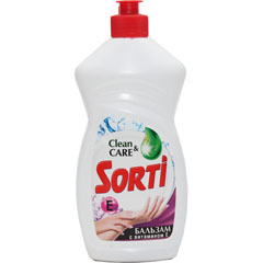 Моющее средство для посуды "SORTI" clean & care бальзам с витамином Е 450 гр.(20)