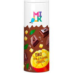 Гель для душа "MILK" шоколадный увлажняющий 400 мл./скидки не действуют/(8)