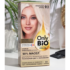 Краска для волос "ONLY BIO COLOR" тон 9.1 пепельный блонд 115 мл.(15)