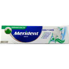 Зубная паста "MERIDENT" мята 130 гр.(48)