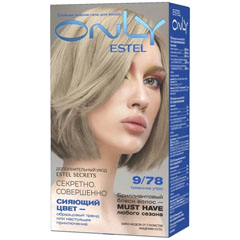 Краска-гель для волос "ESTEL ONLY" 9/78 блондин коричнево - жемчужный 1 шт./скидки не действуют/(10)