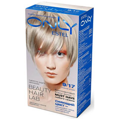 Краска-гель для волос "ESTEL ONLY" 9/17 блондин пепельно - коричневый 1 шт./скидки не действуют/(10)