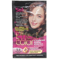 Краска для волос "EFFECT COLOR" крем 5,3 золотистый каштан 50 мл./скидки не действуют/(15)