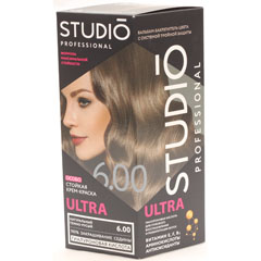 Краска для волос "STUDIO PROFESSIONAL" 6.00 натуральный темно-русый 1 шт./скидки не действуют/(6)