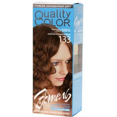 Краска-гель для волос "ESTEL QUALITY COLOR" 133 золотисто-коричневый 1 шт./скидки не действуют/(20)