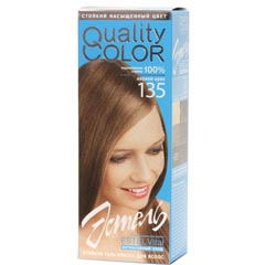Краска-гель для волос "ESTEL QUALITY COLOR" 135 лесной орех 1 шт./скидки не действуют/(20)