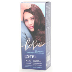 Краска для волос "ESTEL LOVE" 6/75 палисандр 1 шт.(10)
