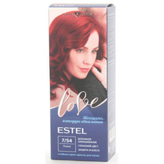 Краска для волос "ESTEL LOVE" 7/54 пламя 1 шт./скидки не действуют/(10)