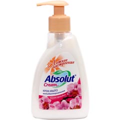 Мыло жидкое "ABSOLUT CREAM" 2 в 1 антибактериальное дикая орхидея 250 гр.(15)