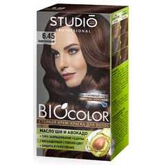 Краска для волос "BIOCOLOR" тон 6,45 каштановый 1 шт.(12)
