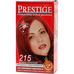 Краска для волос "PRESTIGE" 215 медно-красный 1 шт./скидки не действуют/(20)