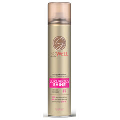 Лак для волос "SoWELL" luxurious shine роскошный блеск сильной фиксации 300 мл./20-271/(12)