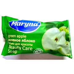 Мыло туалетное "MARYNA" green apple/зеленое яблоко 75 гр./скидки не действуют/(72)