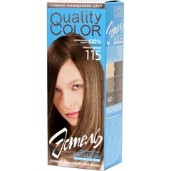 Краска-гель для волос "ESTEL QUALITY COLOR" 115 темно русый 1 шт./скидки не действуют/(20)