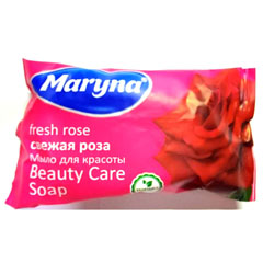 Мыло туалетное "MARYNA" rose/роза 75 гр./скидки не действуют/(72)