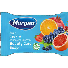 Мыло туалетное "MARYNA" fruit/фруктовое 75 гр./скидки не действуют/(72)