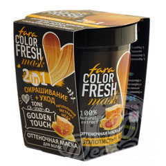 Маска оттеночная "FARA" Color Fresh золотистый блонд 250 мл./скидки не действуют/(12)