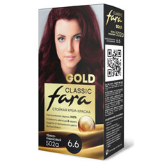 Краска для волос "FARA CLASSIC GOLD" 502А темно-рубиновый 6.6 1 шт.(6)