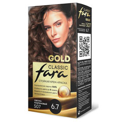 Краска для волос "FARA CLASSIC GOLD" 507 светло-каштановый 6.7 1 шт.(6)