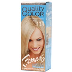Краска-гель для волос "ESTEL QUALITY COLOR" 138 бежевый блондин 1 шт./скидки не действуют/(20)