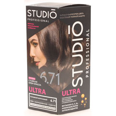 Краска для волос "STUDIO PROFESSIONAL" 6.71 холодный коричневый 1 шт./скидки не действуют/(6)