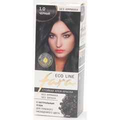 Краска для волос "FARA ECO LINE" 1.0 черный 1 шт./скидки не действуют/(15)