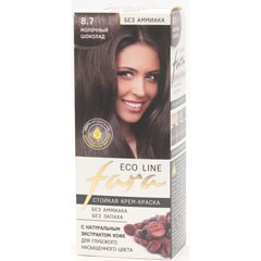 Краска для волос "FARA ECO LINE" 8.7 молочный шоколад 1 шт./скидки не действуют/(15)